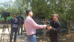 بالفيديو: خيمة الاعتصام بمدينة الرملة تحظى باهتمام إعلامي كبير 